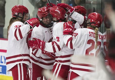 Wisconsin badgers hockey women's - The defending national champion Badgers scored three times during the final 20 minutes to advance to the Frozen Four for the third time in four seasons. It is …